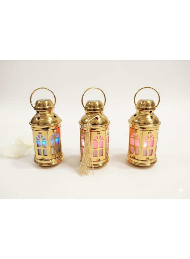 A Small, Stylish, Elegant, And Attractive Gold Lantern Perfect For Ramadan - Image 1